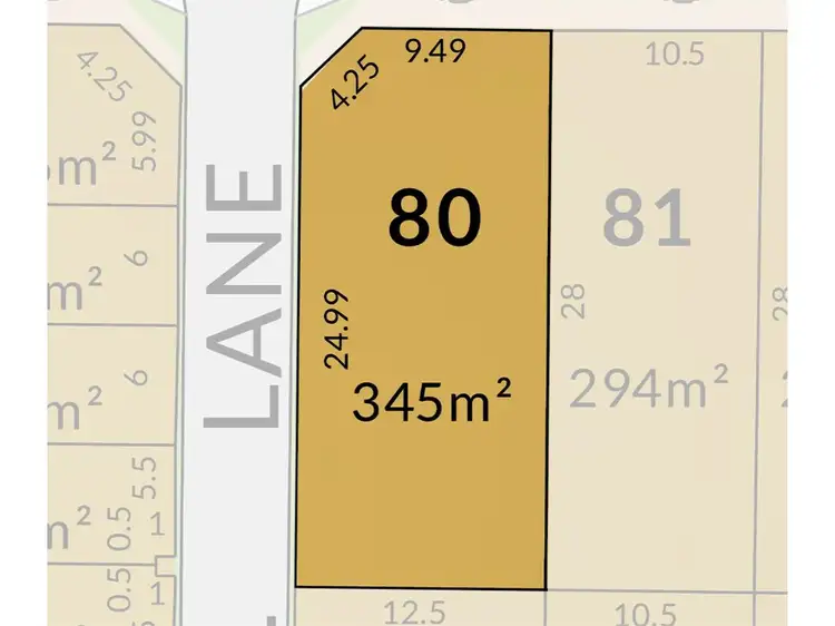 Main view of Homely land listing, Lot 80, Couloir Street, Treeby WA 6164