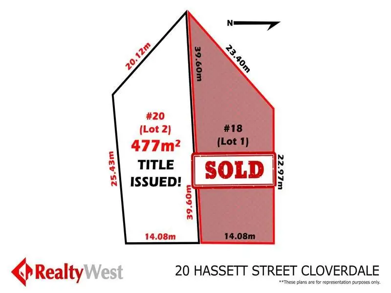 Main view of Homely land listing, 20 Hassett Street, Cloverdale WA 6105