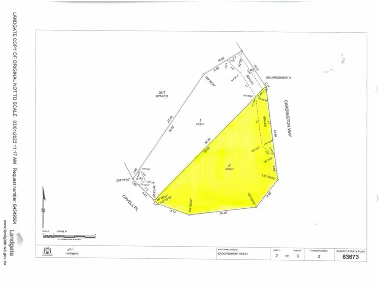 Third view of Homely land listing, 1A Cavell Place, Huntingdale WA 6110