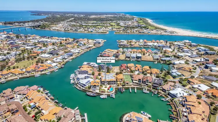 Main view of Homely townhouse listing, 2/12 Abrolhos Quays, Wannanup WA 6210
