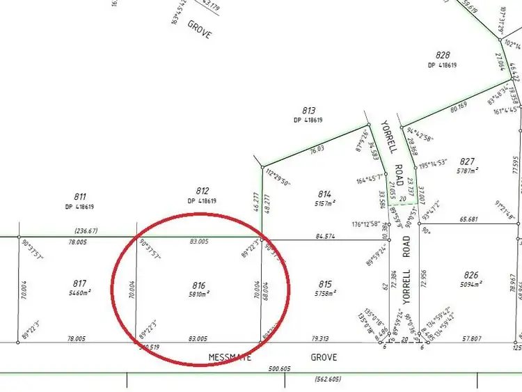 Second view of Homely land listing, Lot 816, Messmate Grove, Baldivis WA 6171