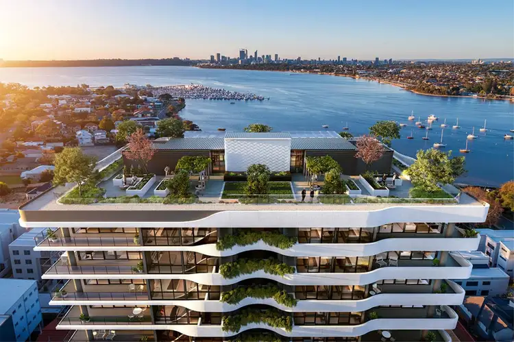 Second view of Homely apartment listing, 402/20-22 Kintail Road, Applecross WA 6153