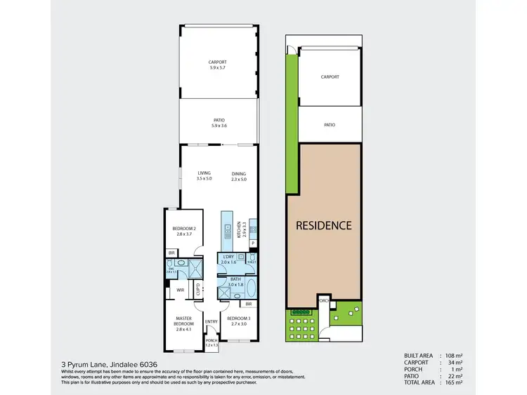 Fifth view of Homely house listing, 3 Pyrum Lane, Jindalee WA 6036