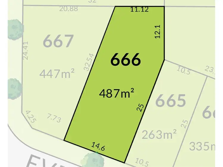 Main view of Homely land listing, Lot 666, Everwell Way, Treeby WA 6164