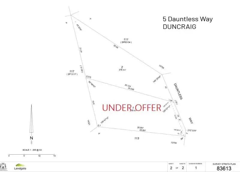 Main view of Homely land listing, 5B Dauntless Way, Duncraig WA 6023