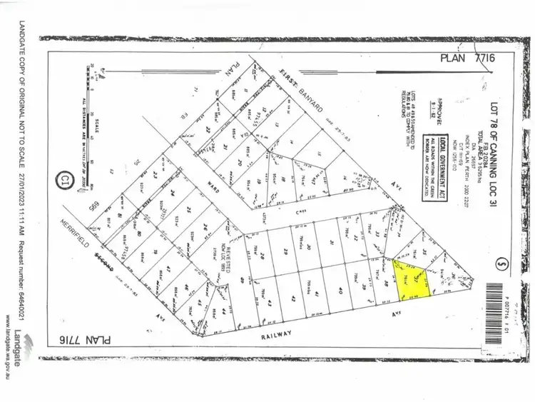 Second view of Homely land listing, 17 Railway Avenue, Kelmscott WA 6111
