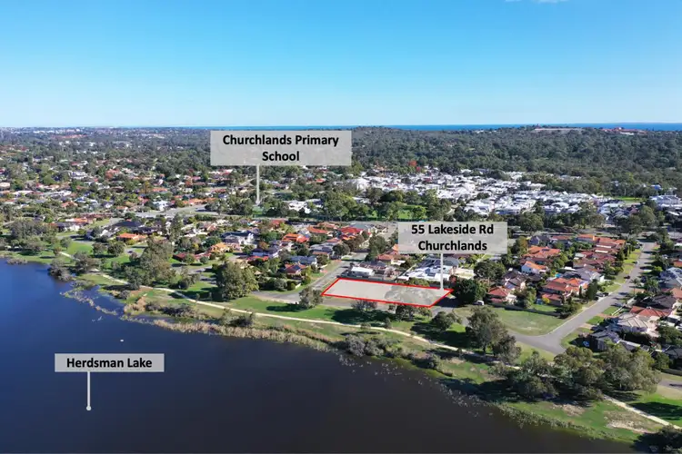 Main view of Homely land listing, 57c Lakeside Road, Churchlands WA 6018