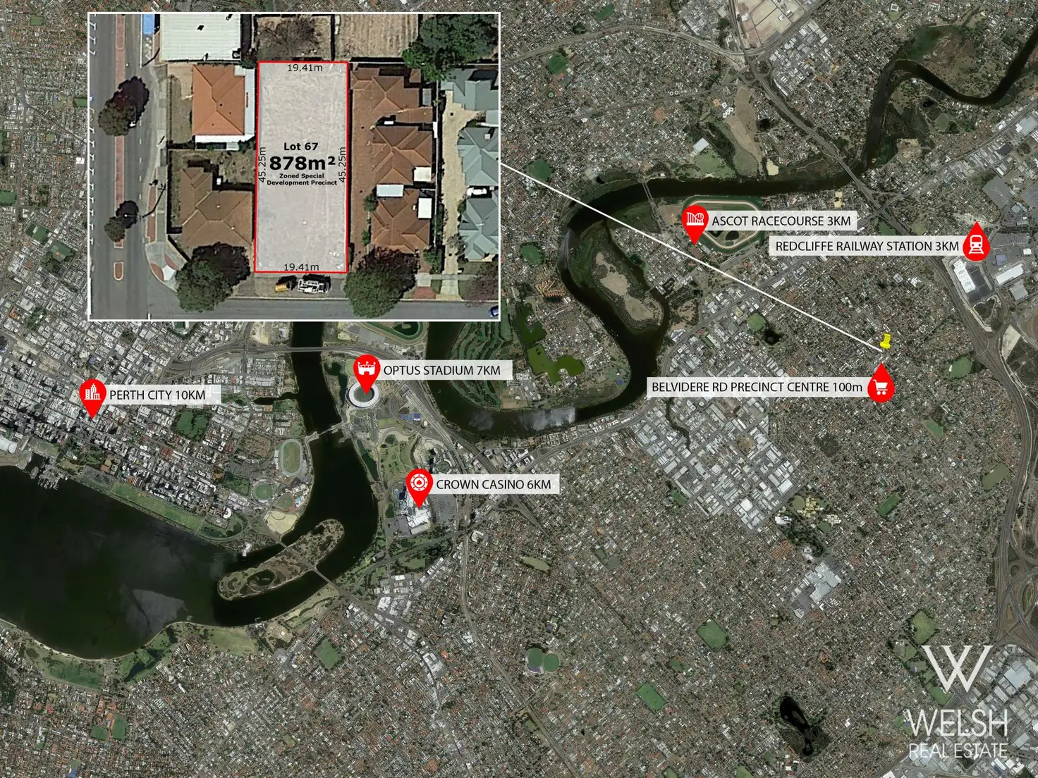 Main view of Homely land listing, 154 Leake Street, Belmont WA 6104