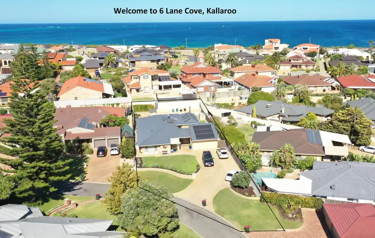 Main view of Homely house listing, 6 Lane Cove, Kallaroo WA 6025