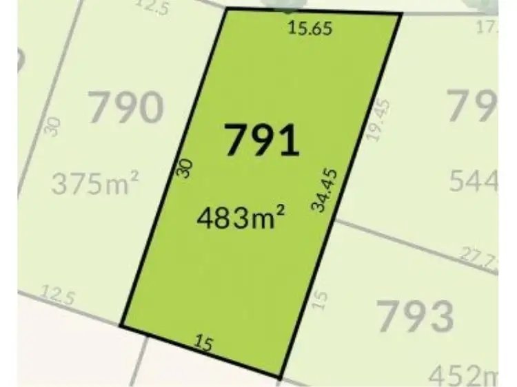 Main view of Homely land listing, Lot 791, Bountiful Way, Treeby WA 6164