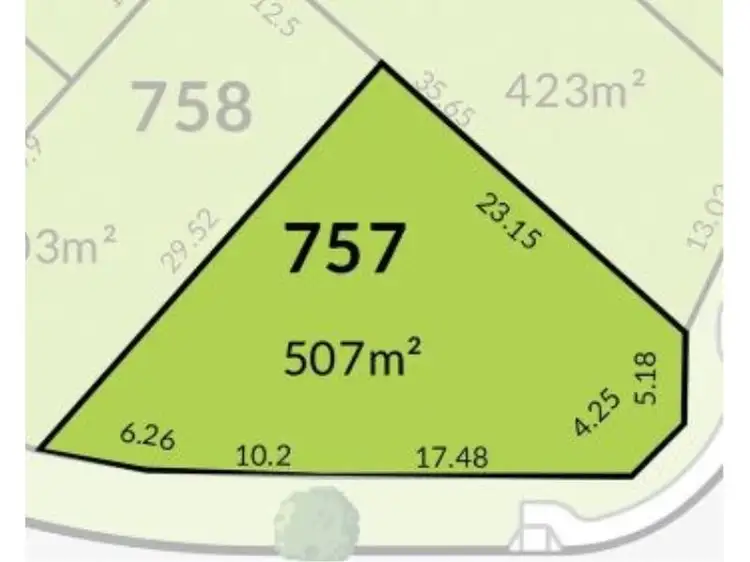 Main view of Homely land listing, Lot 757, Bountiful Way, Treeby WA 6164
