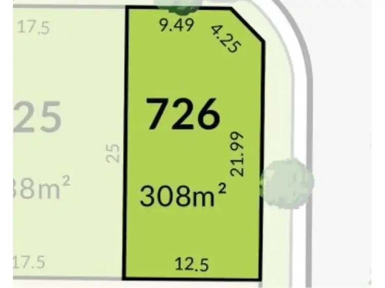 Main view of Homely land listing, Lot 726, Bountiful Way, Treeby WA 6164