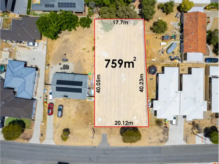 Main view of Homely land listing, 72 Culloton Crescent, Balga WA 6061