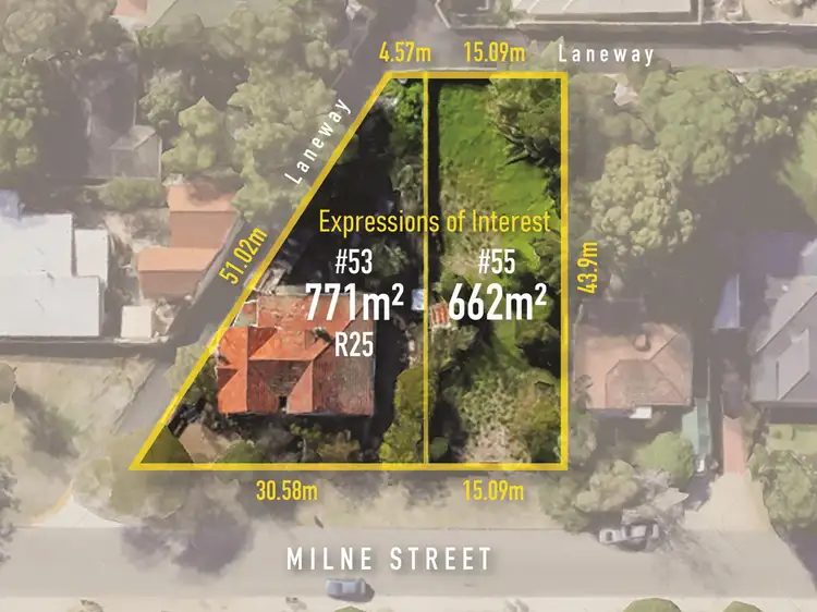 Main view of Homely land listing, 53/55 Milne Street, Bayswater WA 6053