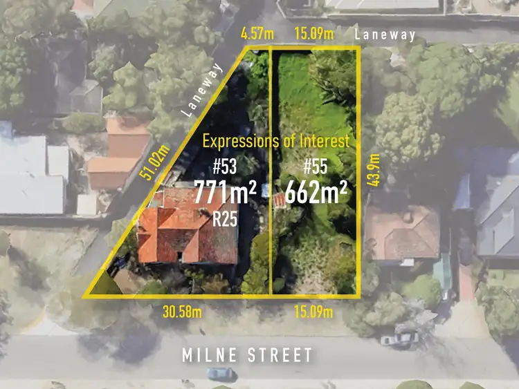 Second view of Homely land listing, 53/55 Milne Street, Bayswater WA 6053
