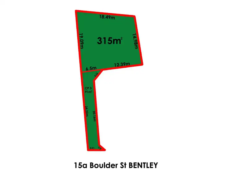 Second view of Homely land listing, 15A Boulder Street, Bentley WA 6102
