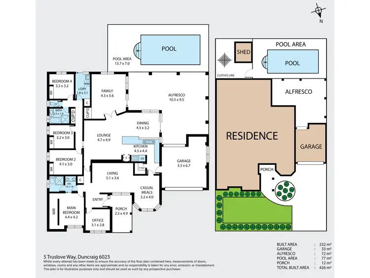 Sixth view of Homely house listing, 5 Truslove Way, Duncraig WA 6023