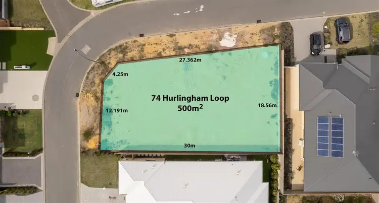 Main view of Homely land listing, 74 Hurlingham Loop, Meadow Springs WA 6210