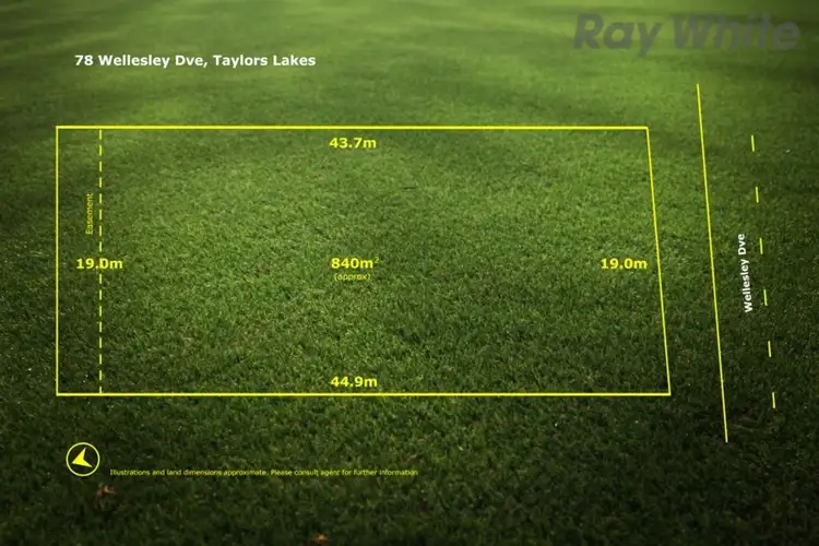 Main view of Homely land listing, 78 Wellesley Drive, Taylors Lakes VIC 3038