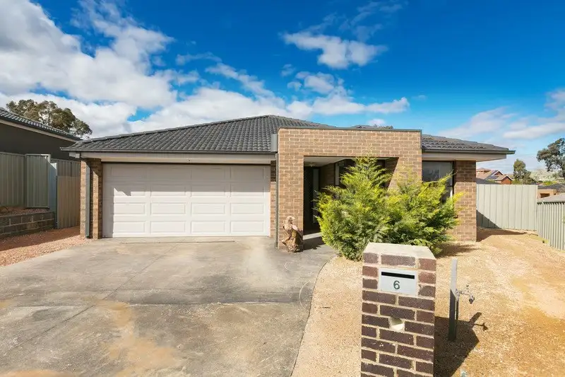 Main view of Homely house listing, 6 Trickett Court, Kangaroo Flat VIC 3555