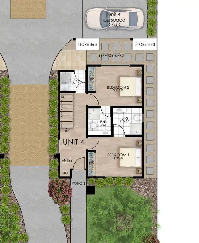 Sixth view of Homely townhouse listing, 1, 3 and 4/8 Bardia Street, Heidelberg West VIC 3081