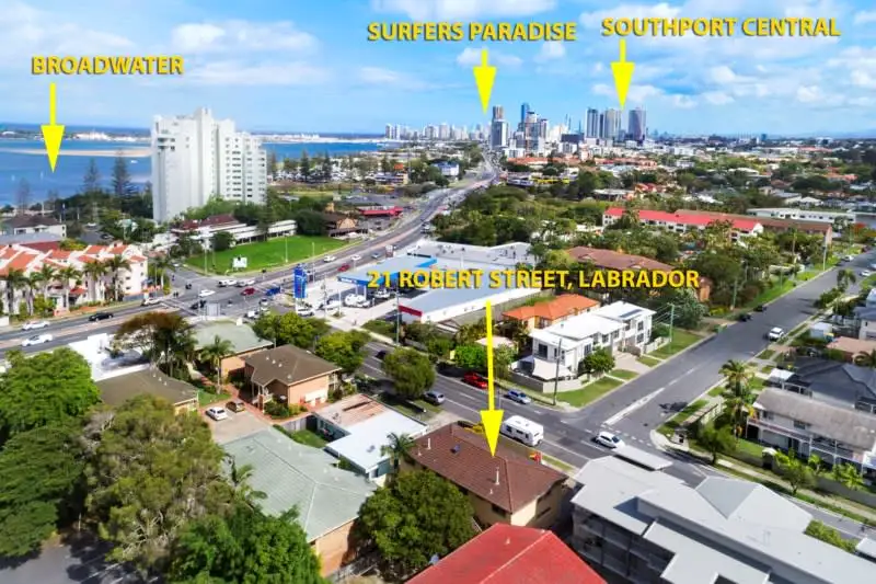 Main view of Homely unit listing, 1,2,3/21 Robert Street, Labrador QLD 4215