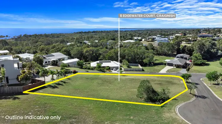 Main view of Homely land listing, 8 Edgewater Court, Craignish QLD 4655