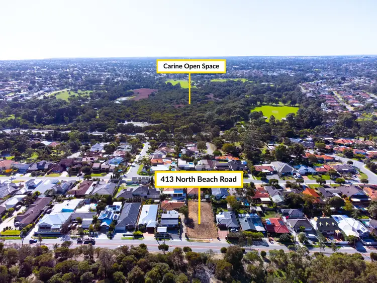 Fourth view of Homely land listing, LOT Proposed 1, 413 North Beach Road, Karrinyup WA 6018