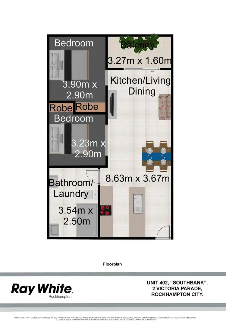 Second view of Homely unit listing, 402/2 Victoria Parade, Rockhampton City QLD 4700