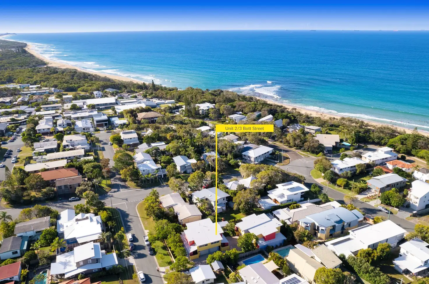 Main view of Homely unit listing, Unit 2/3 Bott Street, Dicky Beach QLD 4551