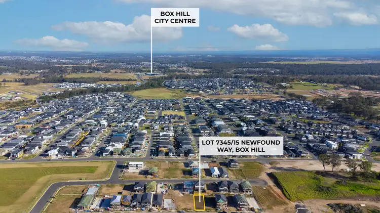 Second view of Homely land listing, 15 Newfoundland Way, Box Hill NSW 2765