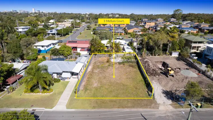 Second view of Homely land listing, 3 Mellum Court, Dicky Beach QLD 4551