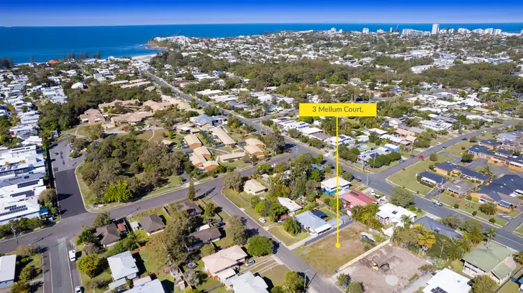 Third view of Homely land listing, 3 Mellum Court, Dicky Beach QLD 4551