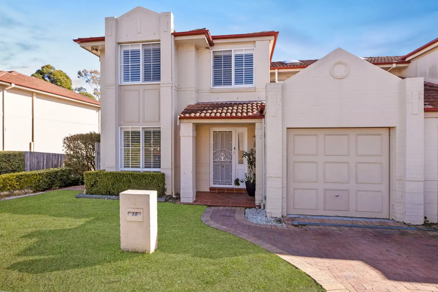 Main view of Homely townhouse listing, 18 Bluegum Way, Menai NSW 2234