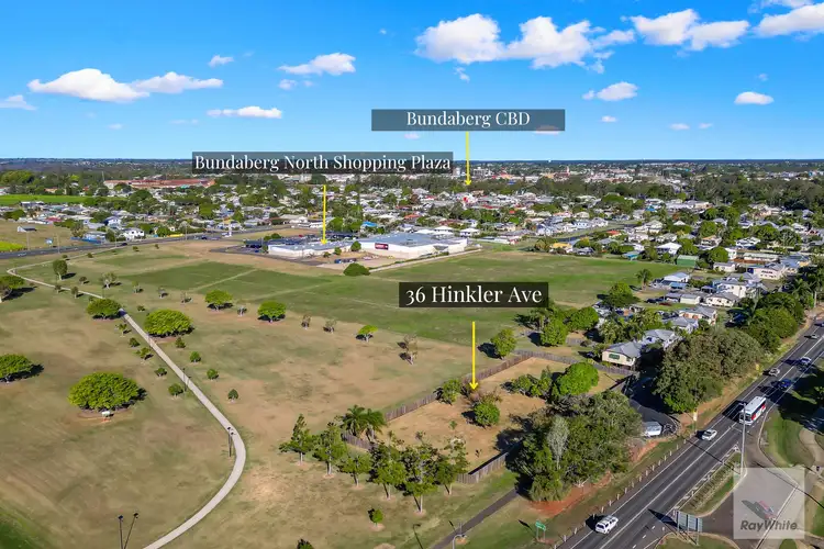 Main view of Homely land listing, 36 Hinkler Avenue, Bundaberg North QLD 4670