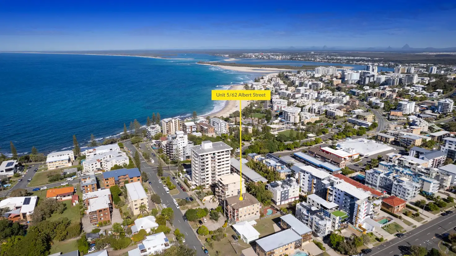 Main view of Homely unit listing, Unit 5/62 Albert Street, Kings Beach QLD 4551