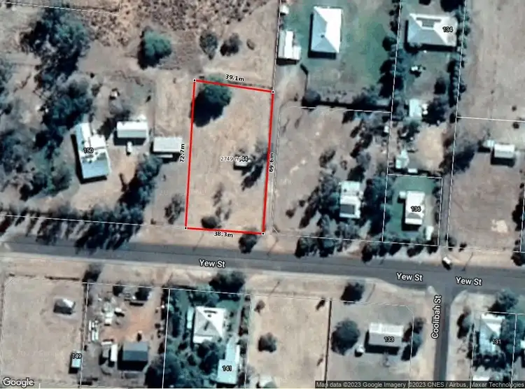Main view of Homely land listing, 144 Yew Street, Barcaldine QLD 4725