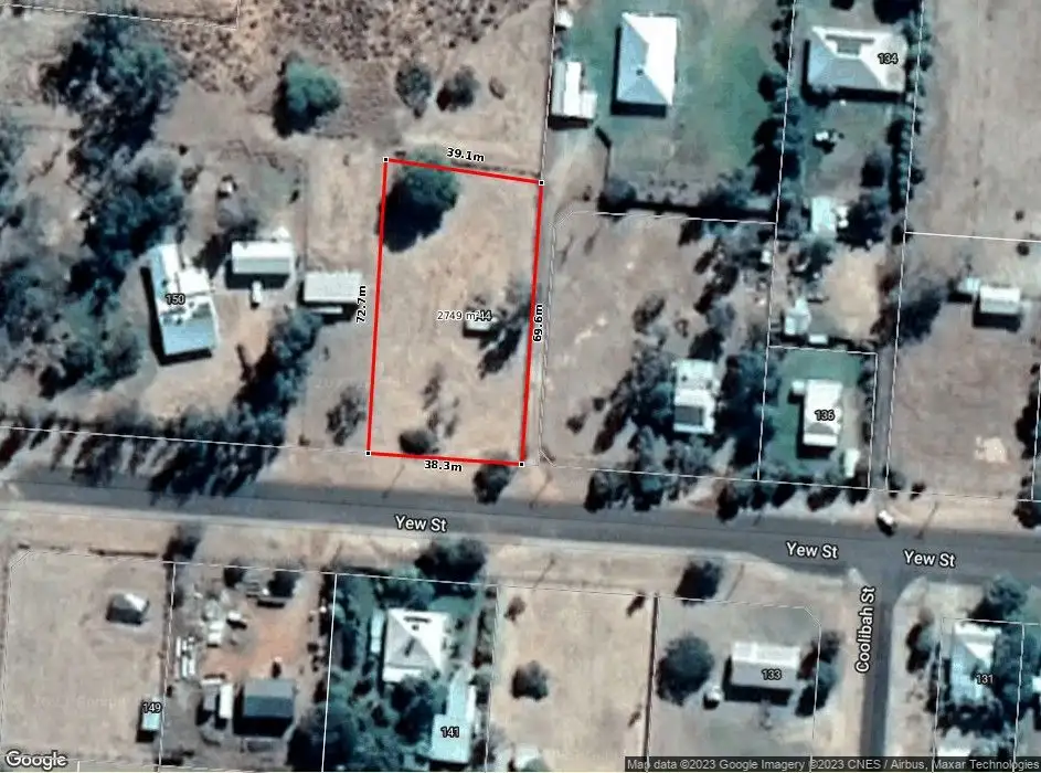 Main view of Homely land listing, 144 Yew Street, Barcaldine QLD 4725
