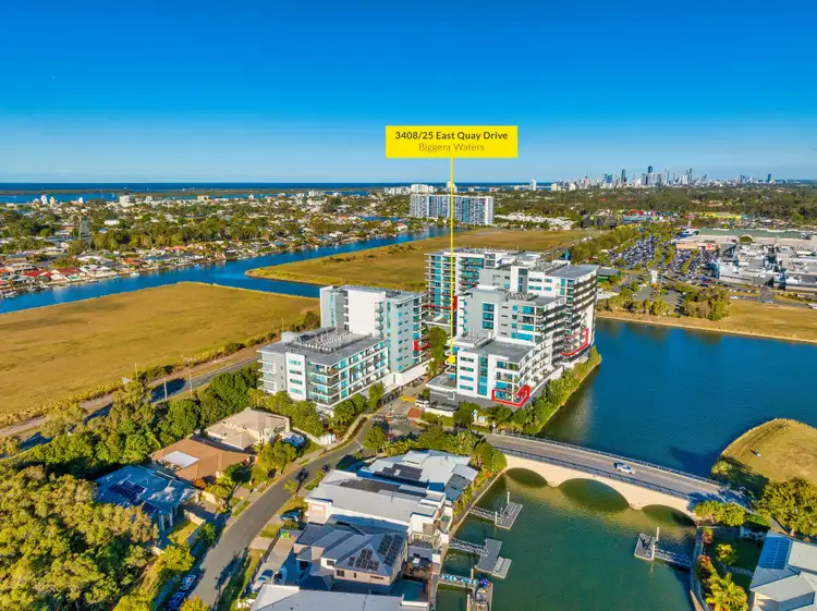 Second view of Homely apartment listing, 3408/25 East Quay Drive, Biggera Waters QLD 4216
