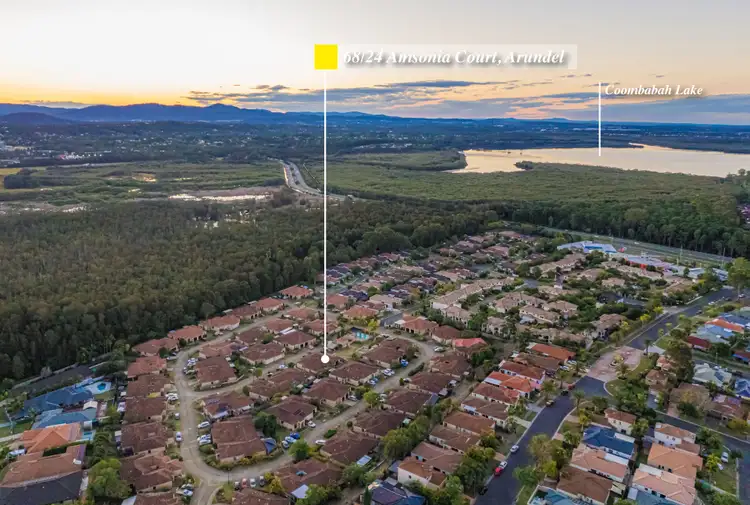 Second view of Homely townhouse listing, 68/24 Amsonia Court, Arundel QLD 4214
