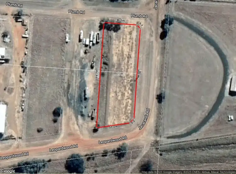 Main view of Homely land listing, 18 Jacaranda Road, Barcaldine QLD 4725