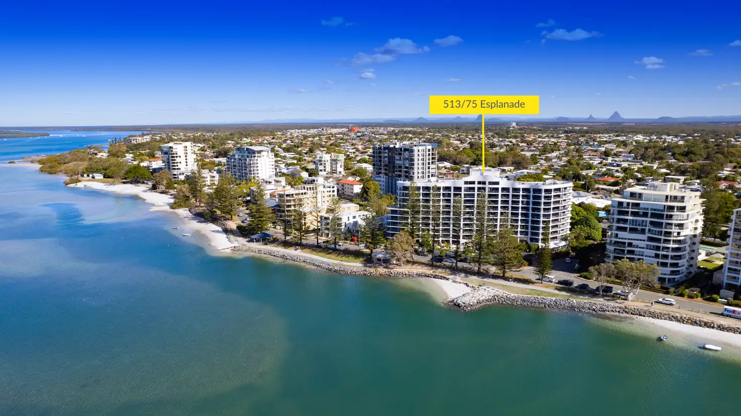 Main view of Homely unit listing, Unit 513/75 Esplanade, Golden Beach QLD 4551