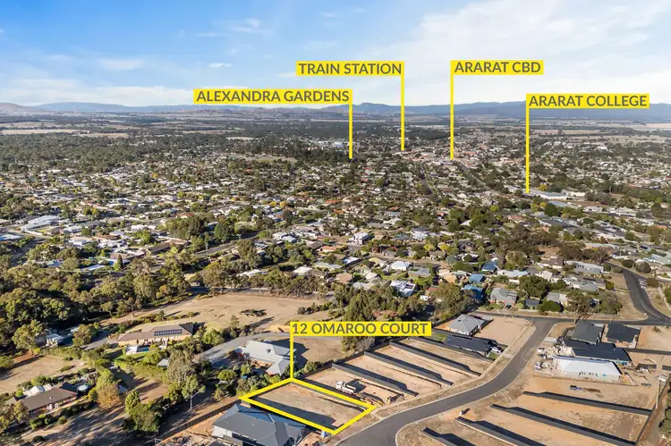Main view of Homely land listing, 12 Omaroo Court, Ararat VIC 3377