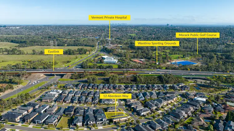 Second view of Homely land listing, 12 Aberdeen Way, Wantirna VIC 3152