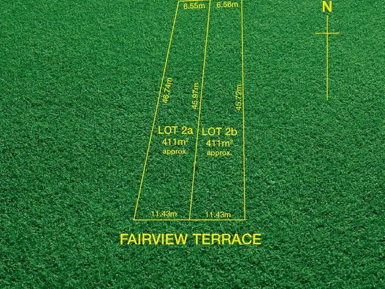 Main view of Homely land listing, 2B Fairview Terrace, Clearview SA 5085