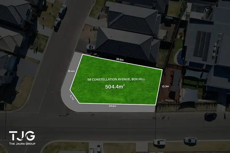 Main view of Homely land listing, 58 Constellation Avenue, Box Hill NSW 2765