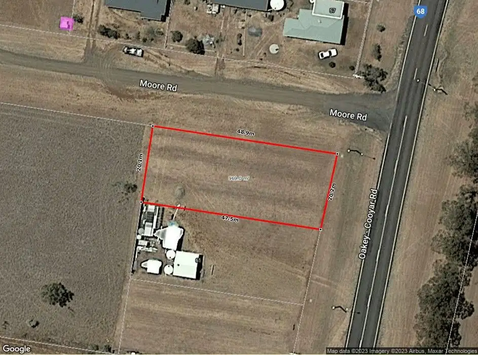 Main view of Homely land listing, 59 Oakey-Cooyar Road, Kulpi QLD 4352