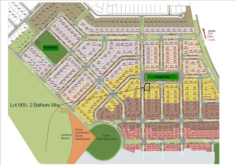 Fifth view of Homely land listing, Lot 665, 2 Bathers Way, Jurien Bay WA 6516