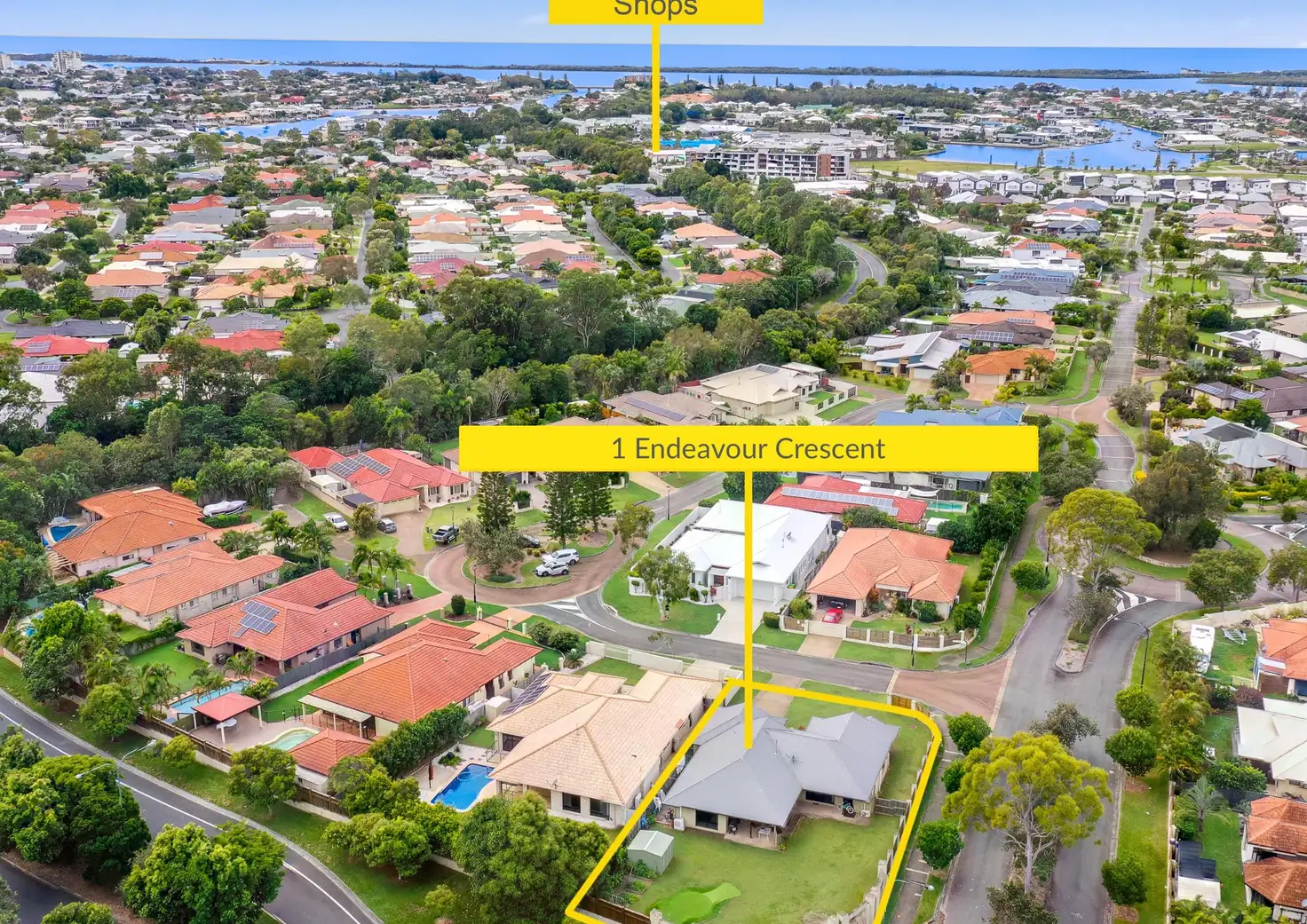 Main view of Homely house listing, 1 Endeavour Crescent, Pelican Waters QLD 4551