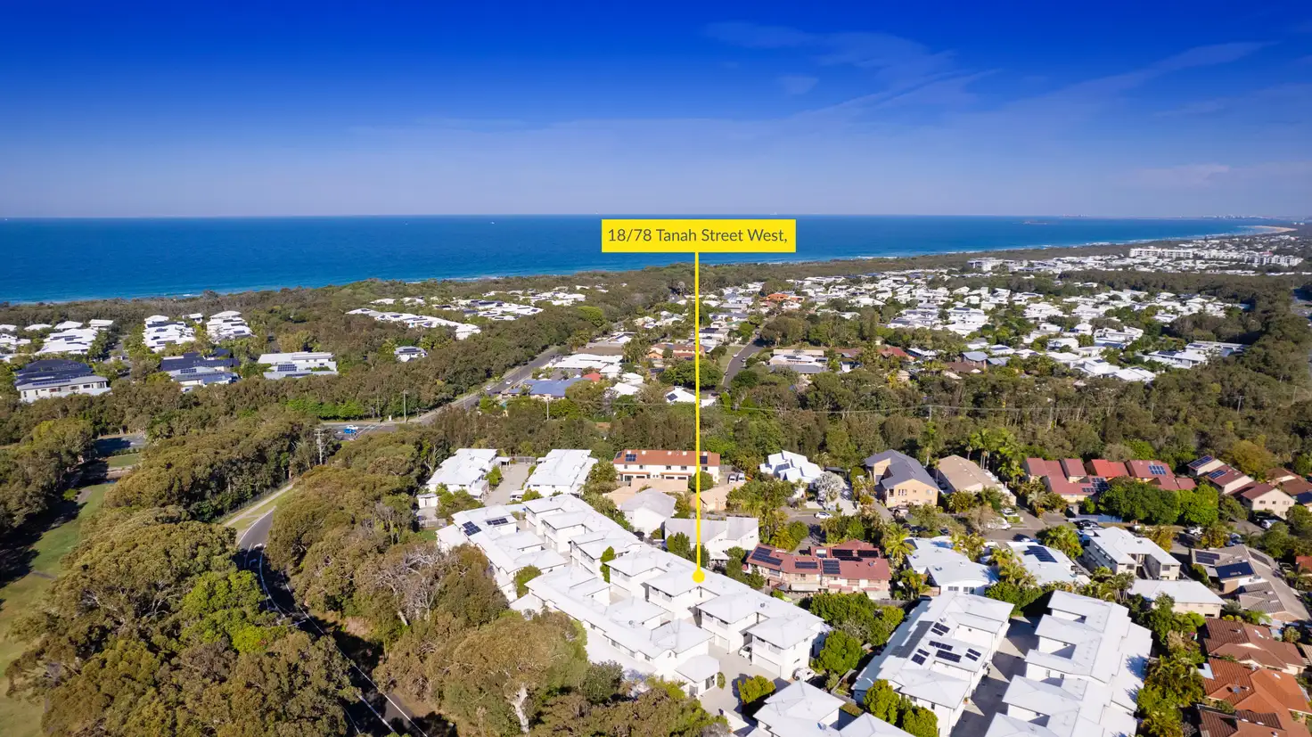Main view of Homely townhouse listing, Unit 18/78 Tanah Street West, Mount Coolum QLD 4573